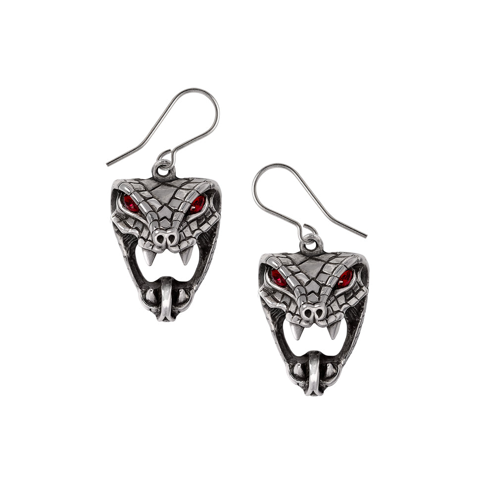 Alchemy Gothic Snake Bite (Naeddre) Pair of Earrings £24.39