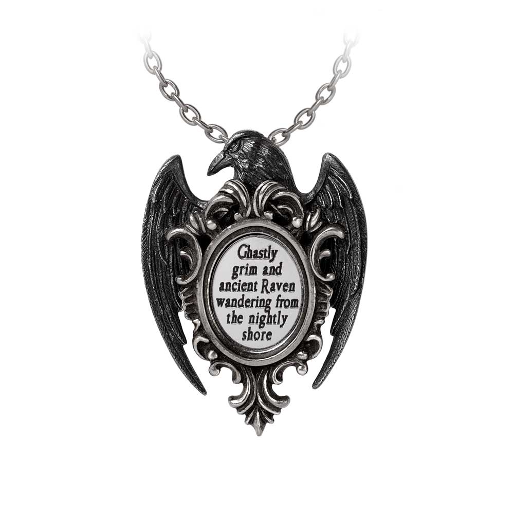 Alchemy Gothic Quoth the Raven Pendant