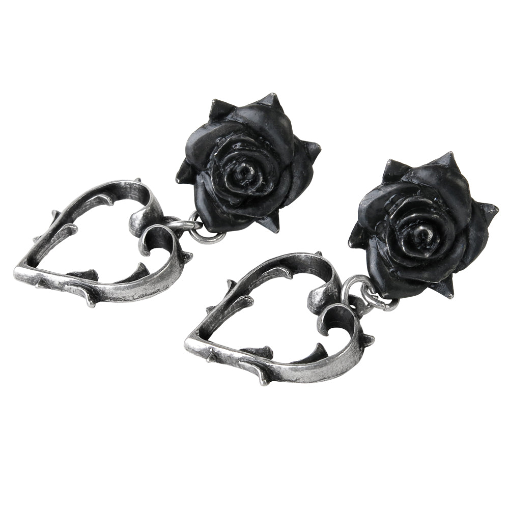 Alchemy Gothic Wounded Love Pair of Earrings