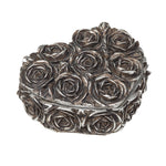 Shades Of Alchemy Rose Heart Trinket Box