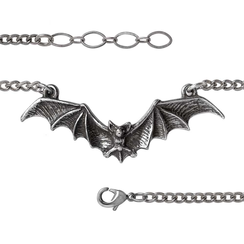 Alchemy Gothic Desmodus Leather bracelet : Amazon.co.uk: Fashion