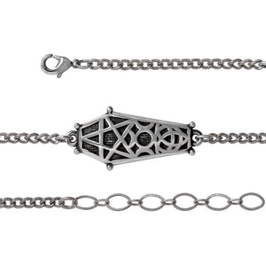 Alchemy Gothic Hex Coffin Bracelet