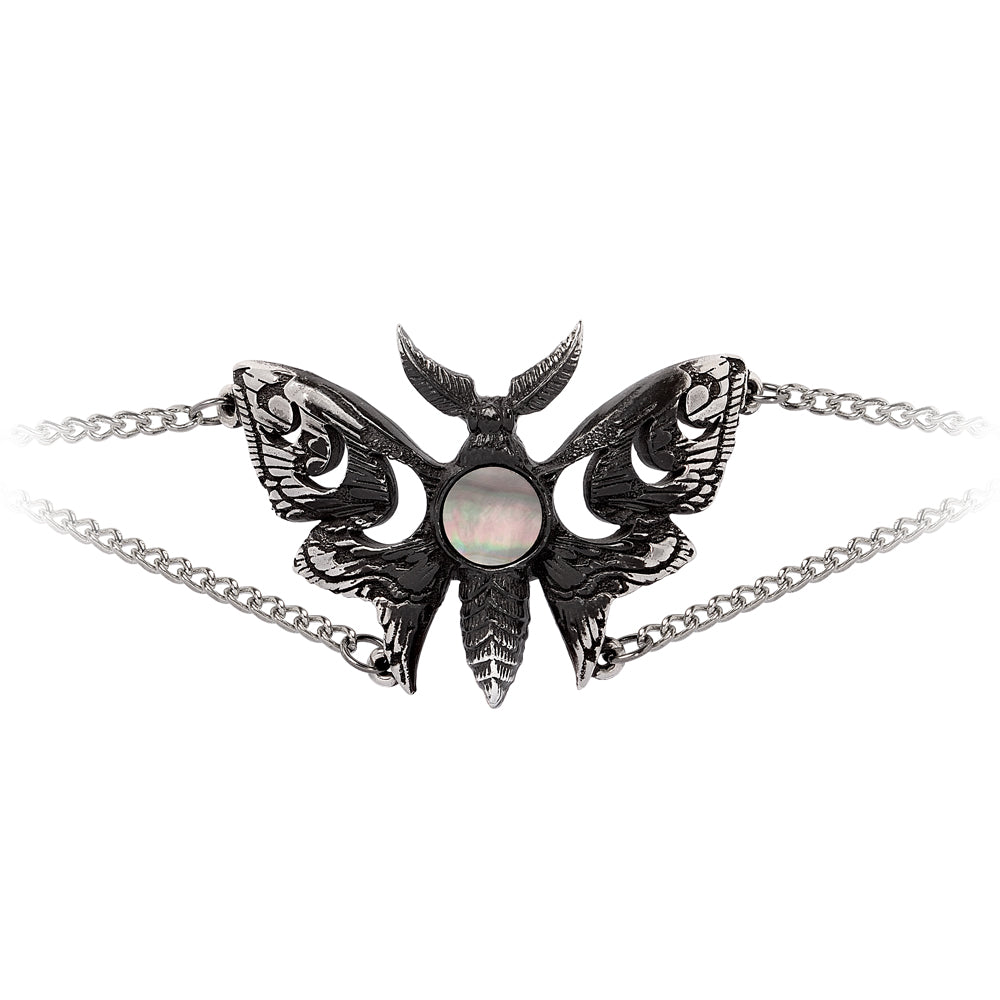 Alchemy Gothic Lunar Moth Bracelet (A146) - Gothic Spirit