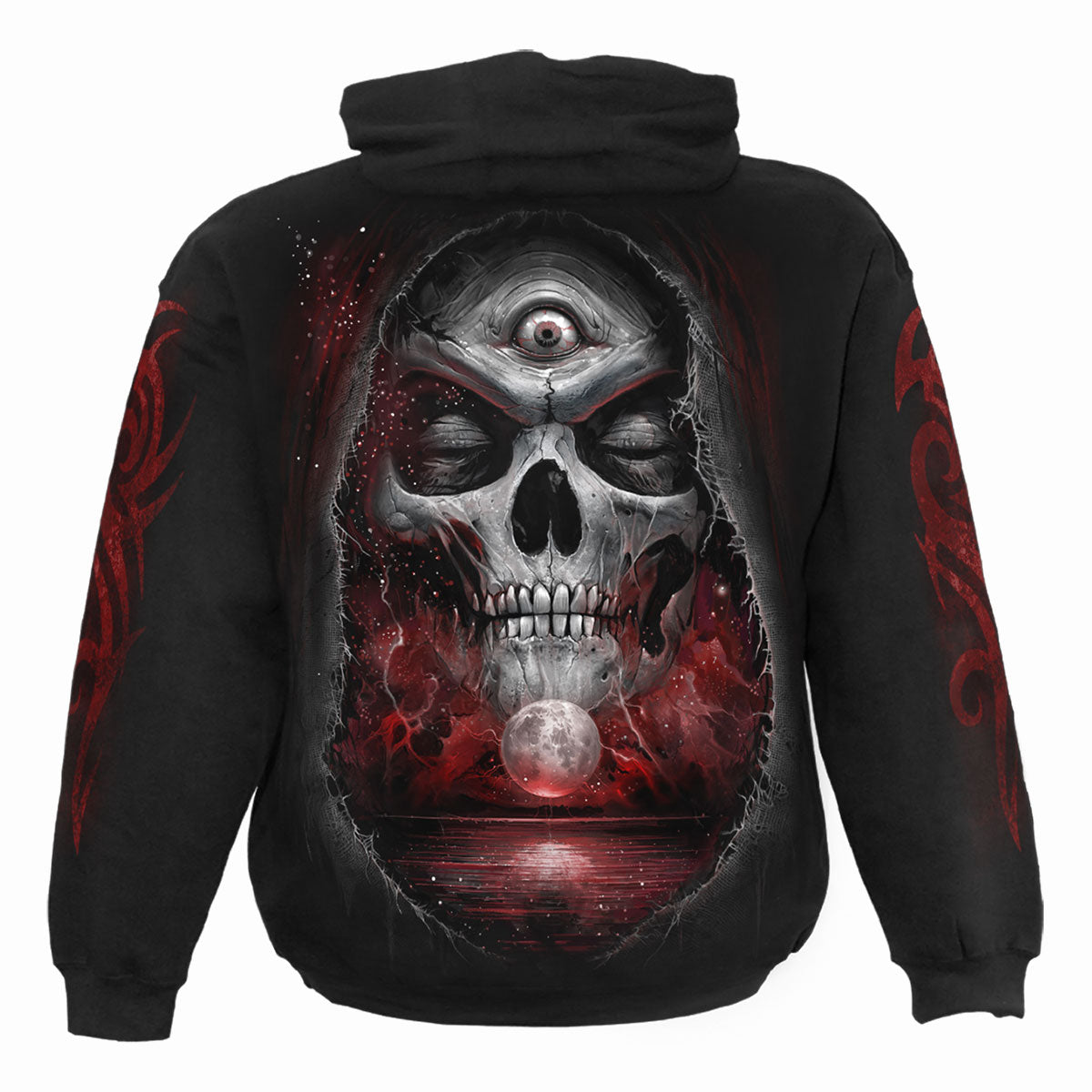 Third Eye Awakening gothic  Hoody in Black by Spiral Clothing 