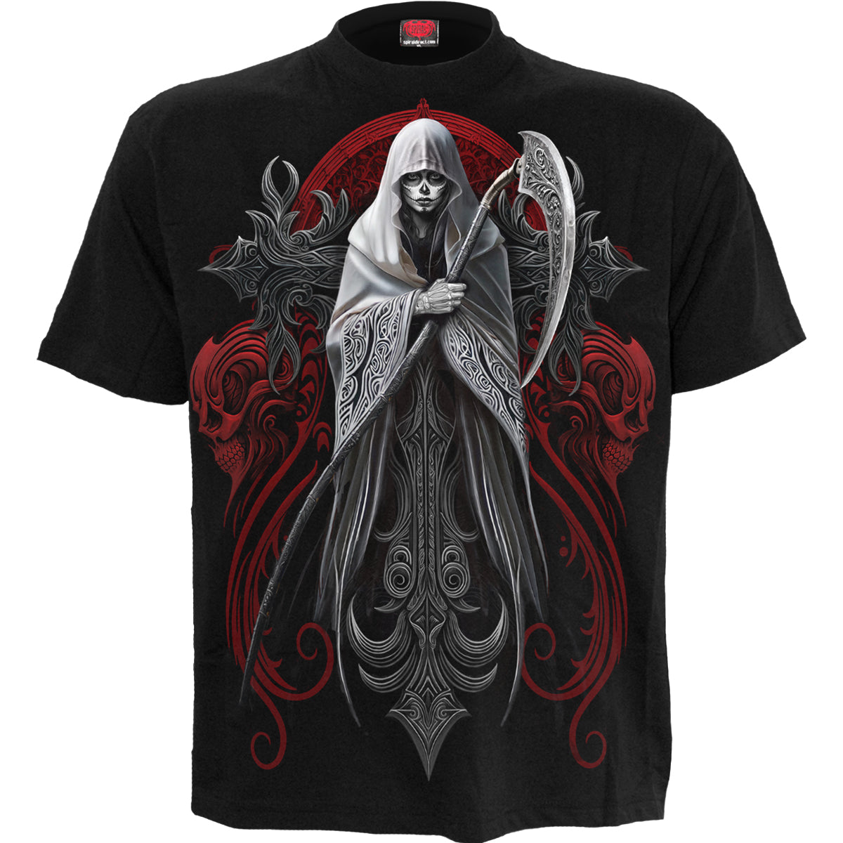 Reaperess gothic T-Shirt in Black by Spiral Clothing 