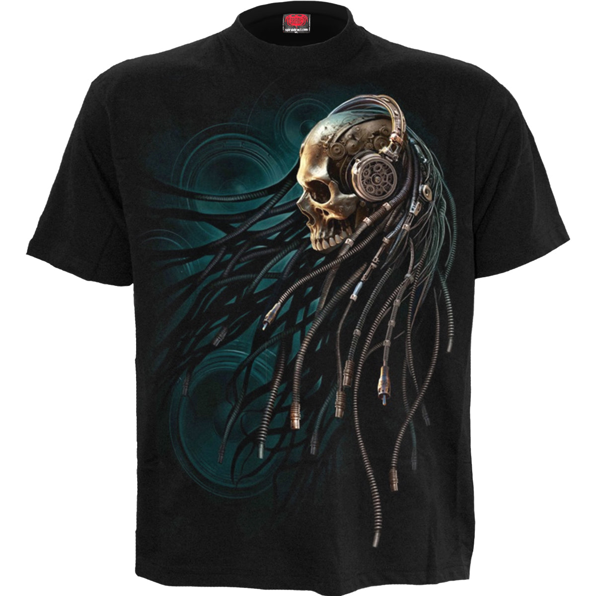 Dread Rocks gothic T-Shirt in Black by Spiral Clothing 