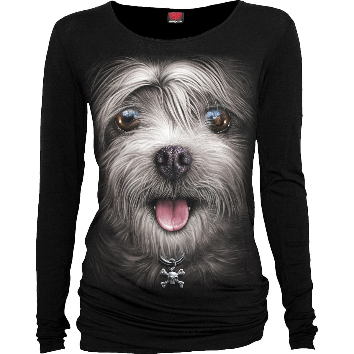 Misty Eyes gothic Baggy Top in Black by Spiral Clothing 