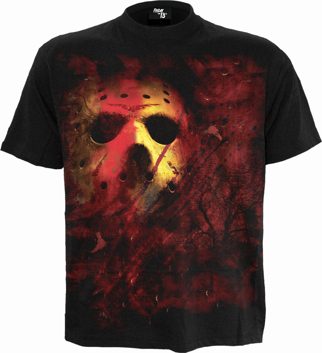 Friday 13TH - Jason Lives gothic Men's T-Shirt in Black by Spiral Clothing - Front view