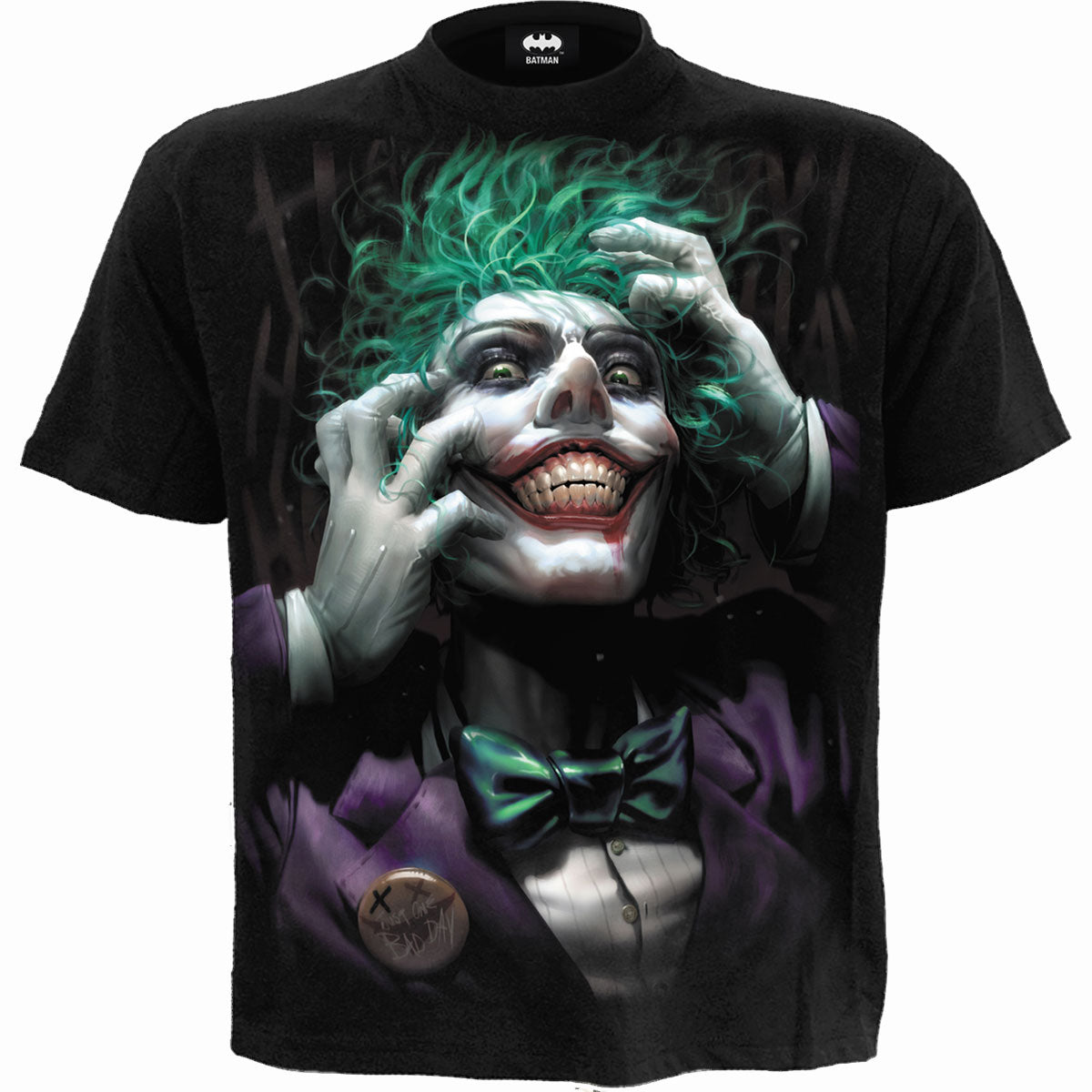 Joker - Freak gothic T-Shirt in Black by Spiral Clothing 