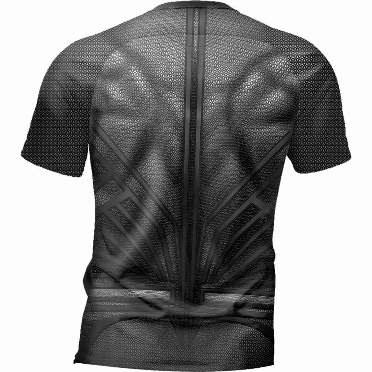 Superman - Muscle Tee gothic  Sustainable Football Shirt in Black by Spiral Clothing 