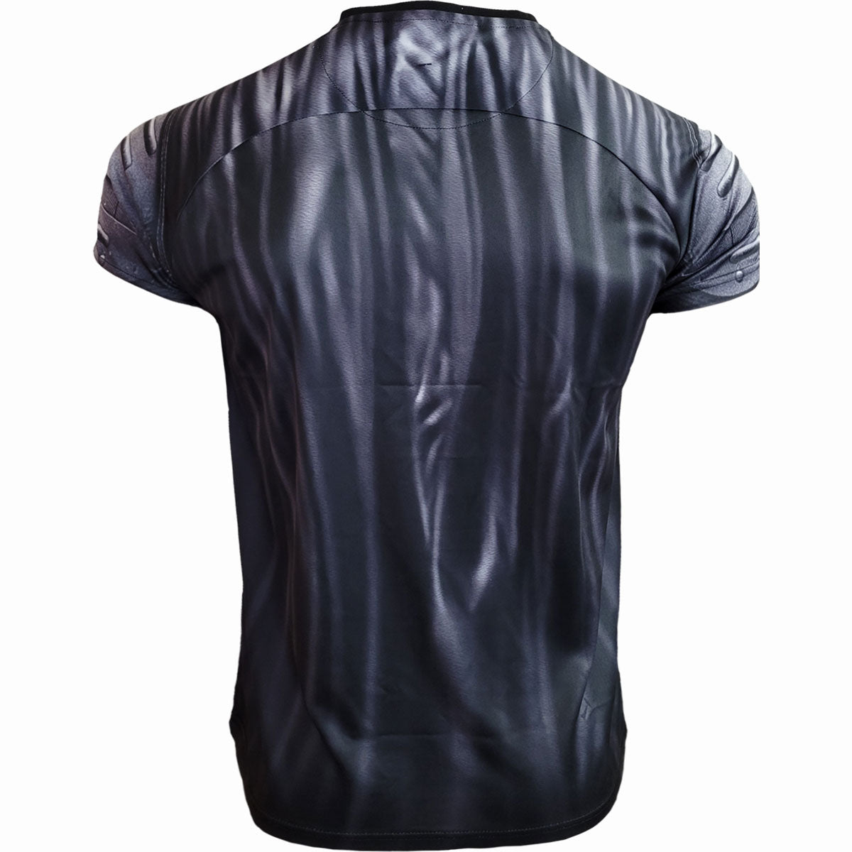 The Batman - Muscle Cape gothic  Sustainable Football Shirt in Black by Spiral Clothing 