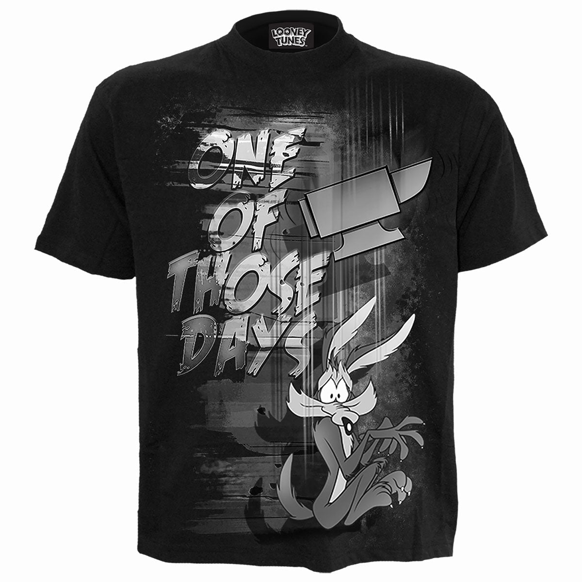 Coyote - Those Days gothic Front Print T-Shirt in Black by Spiral Clothing 