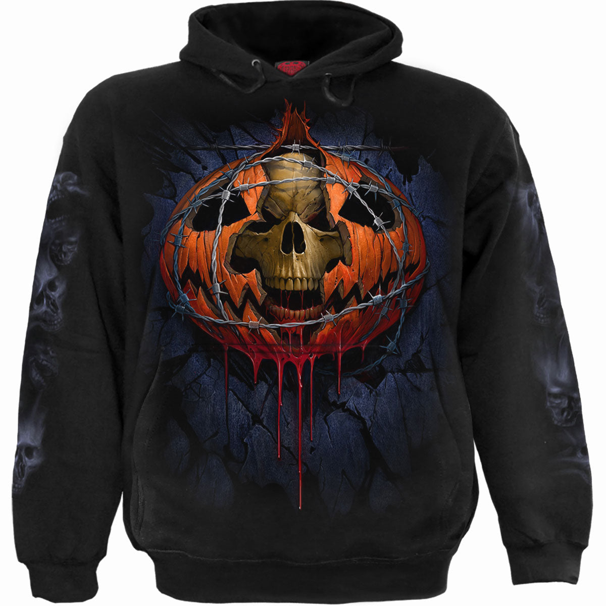Headless gothic Men's Hoody in Black by Spiral Clothing 