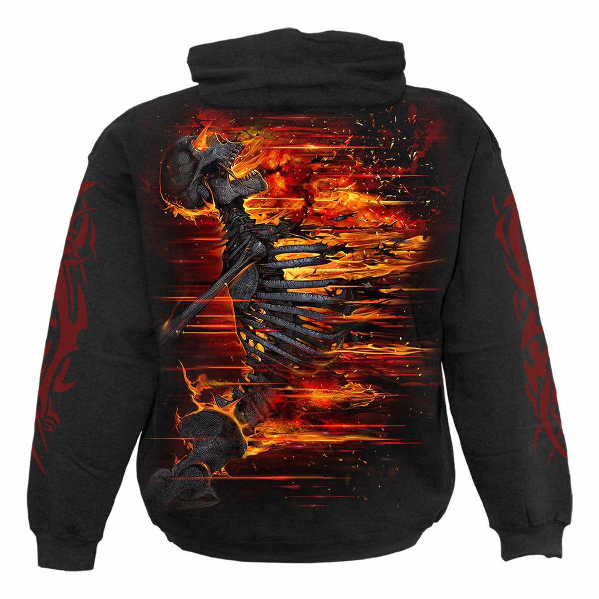 Atomic Blast gothic  Hoody in Black by Spiral Clothing 