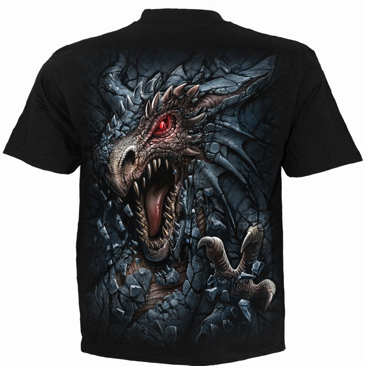 Dragon's Lair gothic T-Shirt in Black by Spiral Clothing 