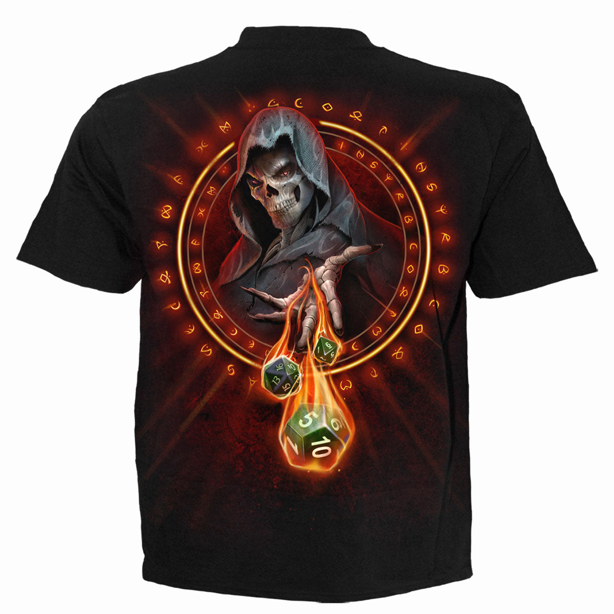 Dungeon Master gothic T-Shirt in Black by Spiral Clothing 
