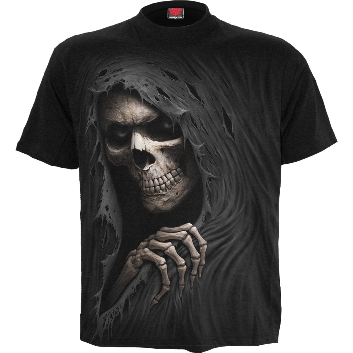 Grim Ripper gothic T-Shirt in Black by Spiral Clothing 