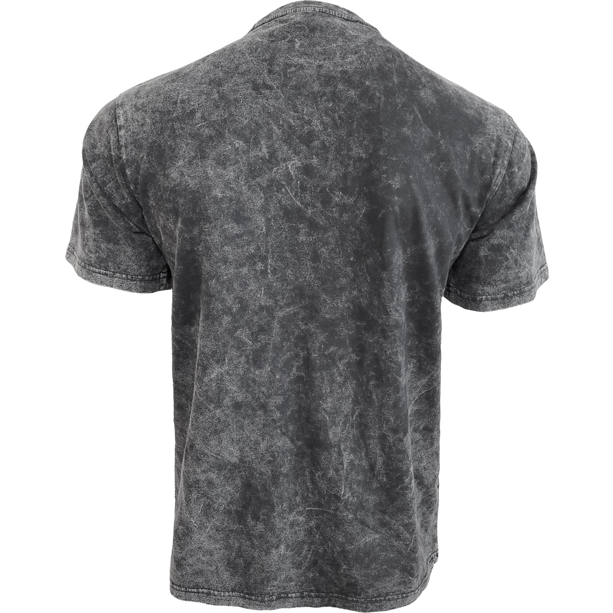 Back view of Diesel Punk gothic Acid Wash T-Shirt in Black by Spiral Clothing
