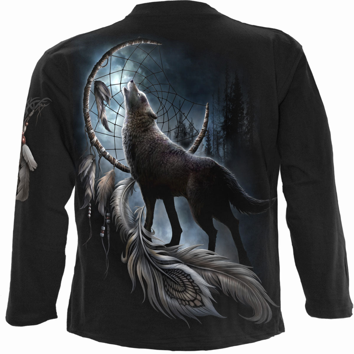 From Darkness gothic  Longsleeve T-Shirt in Black by Spiral Clothing 