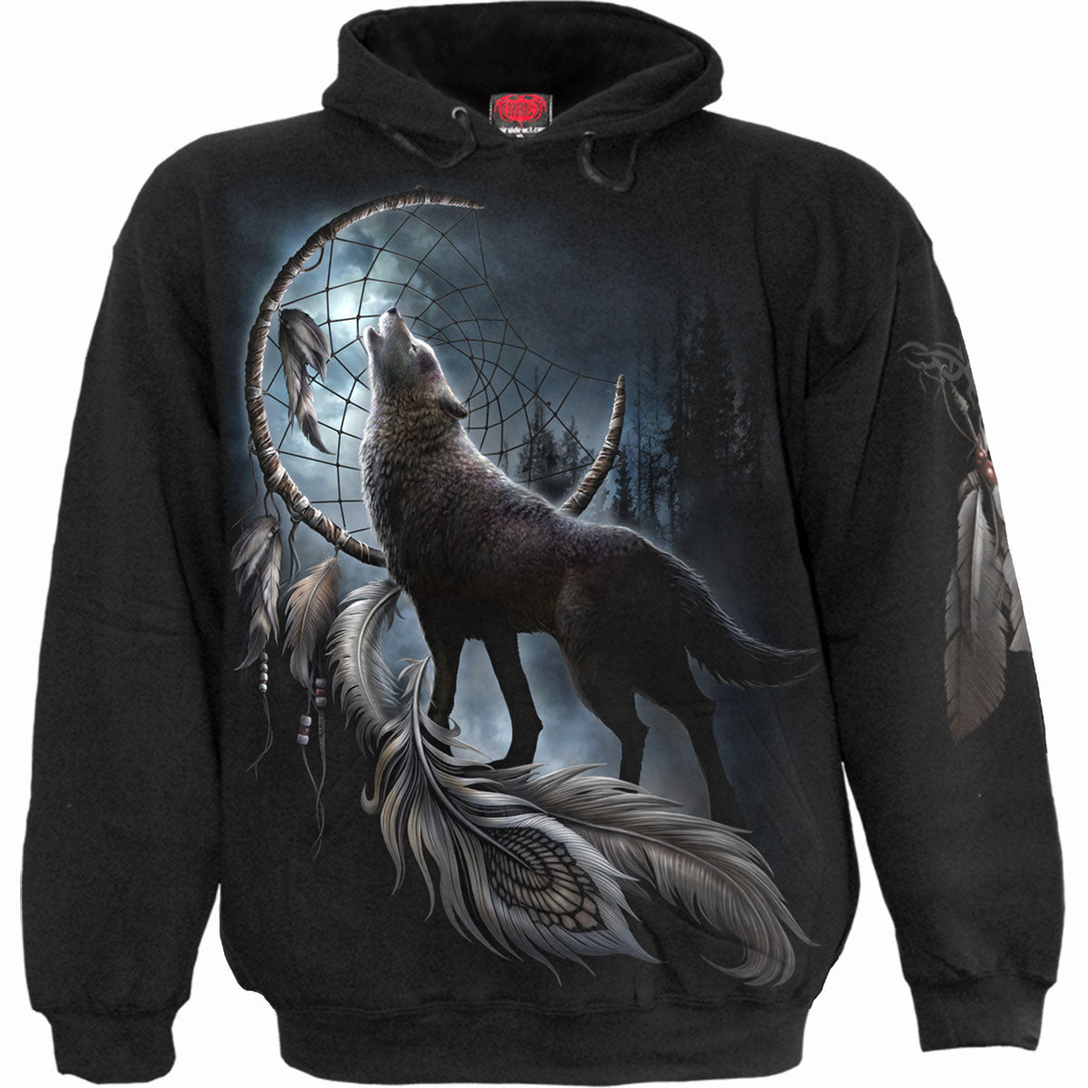 From Darkness gothic Men's Hoody in Black by Spiral Clothing 