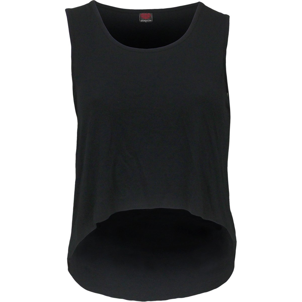 Gothic Rock gothic Women's Under-laced Skater Vest in Black by Spiral Clothing 