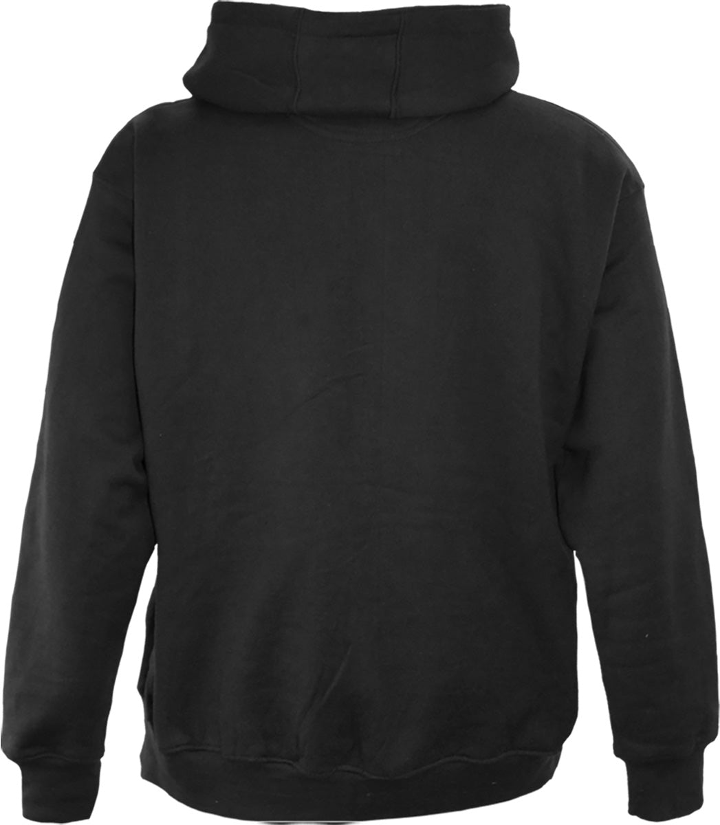 Metal Streetwear gothic Full Zip Hoody in Black by Spiral Clothing 