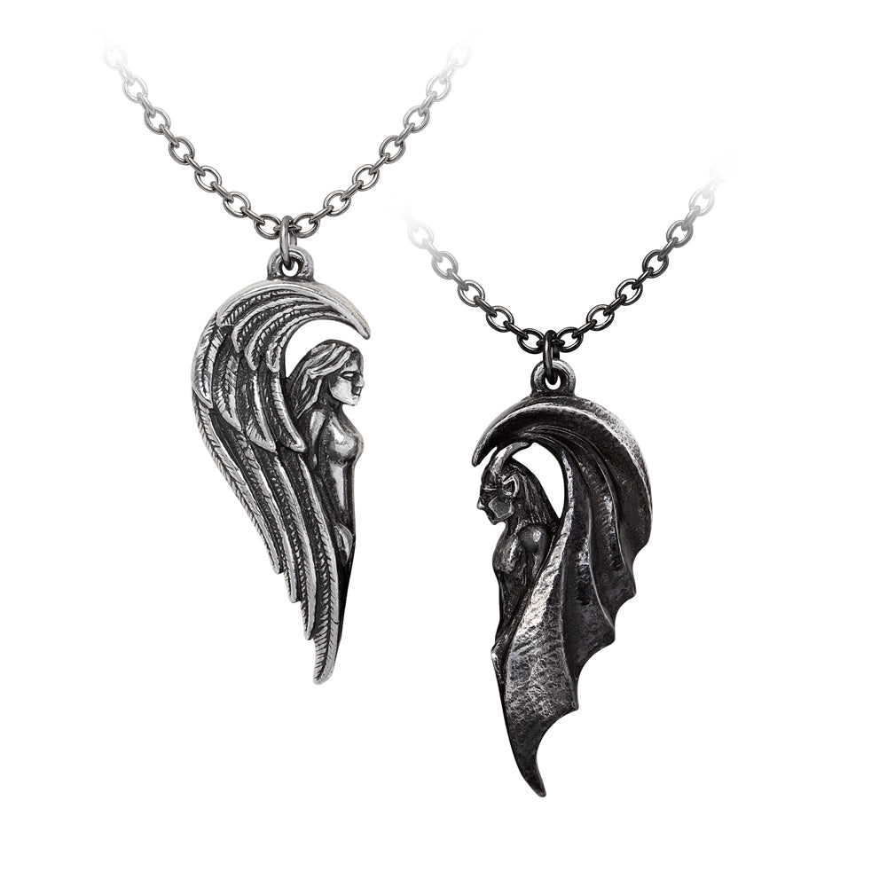 Alchemy Gothic Dark Chemical Companions Companion Necklace (P1009) - Gothic Spirit