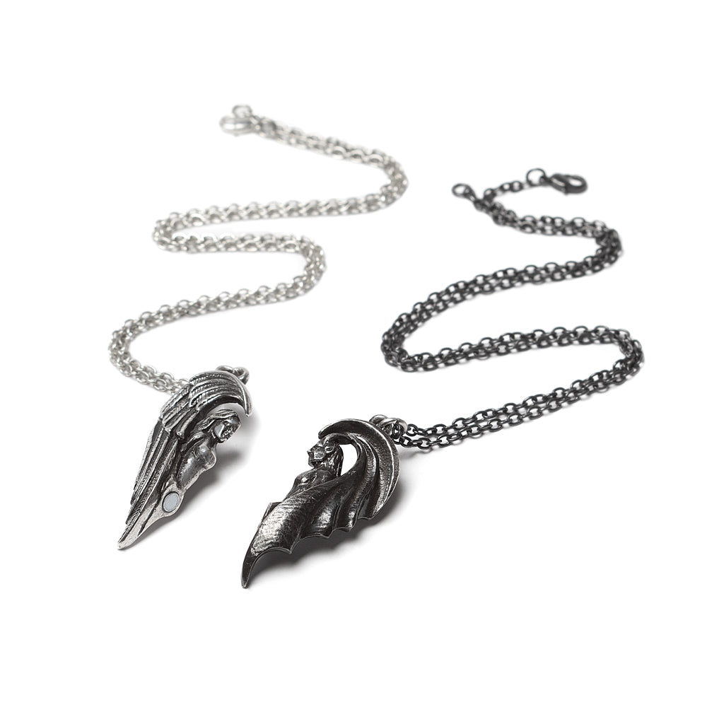 Alchemy Gothic Dark Chemical Companions Companion Necklace (P1009) - Gothic Spirit