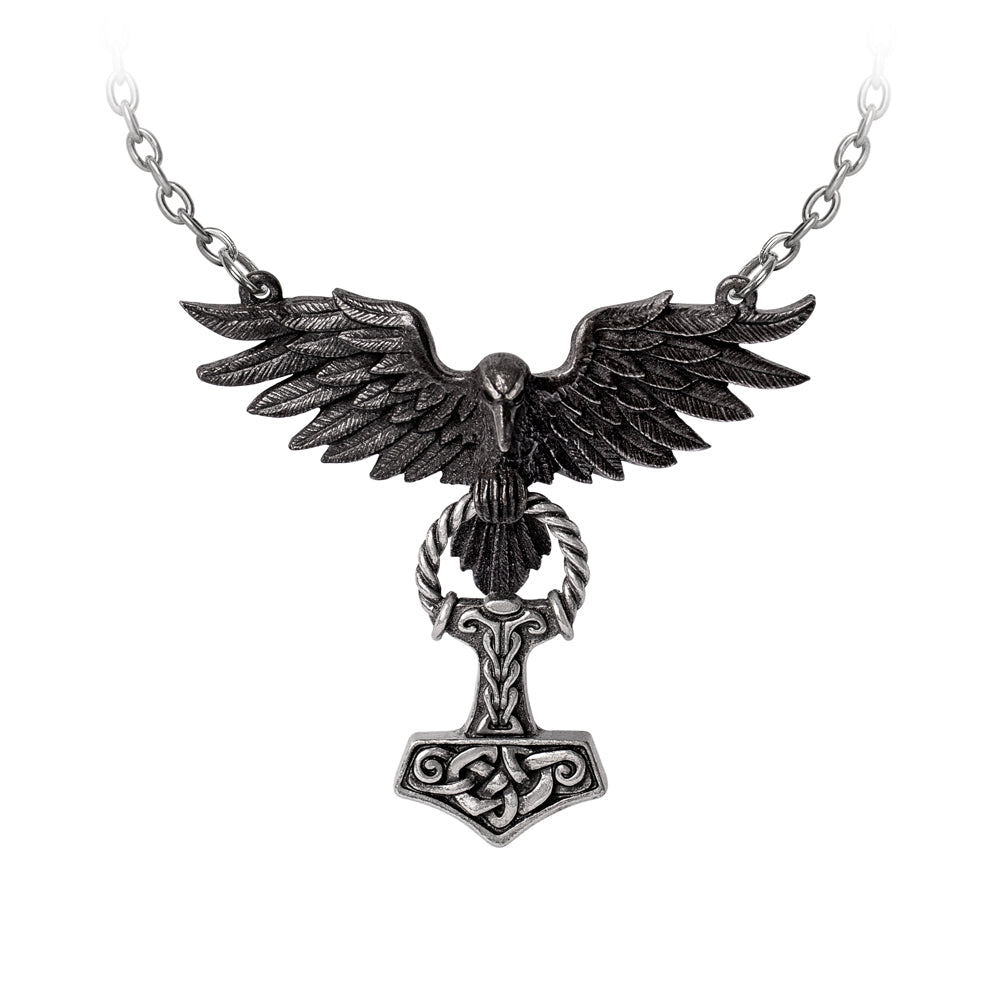 Alchemy Gothic Hrafnhamerr Pendant