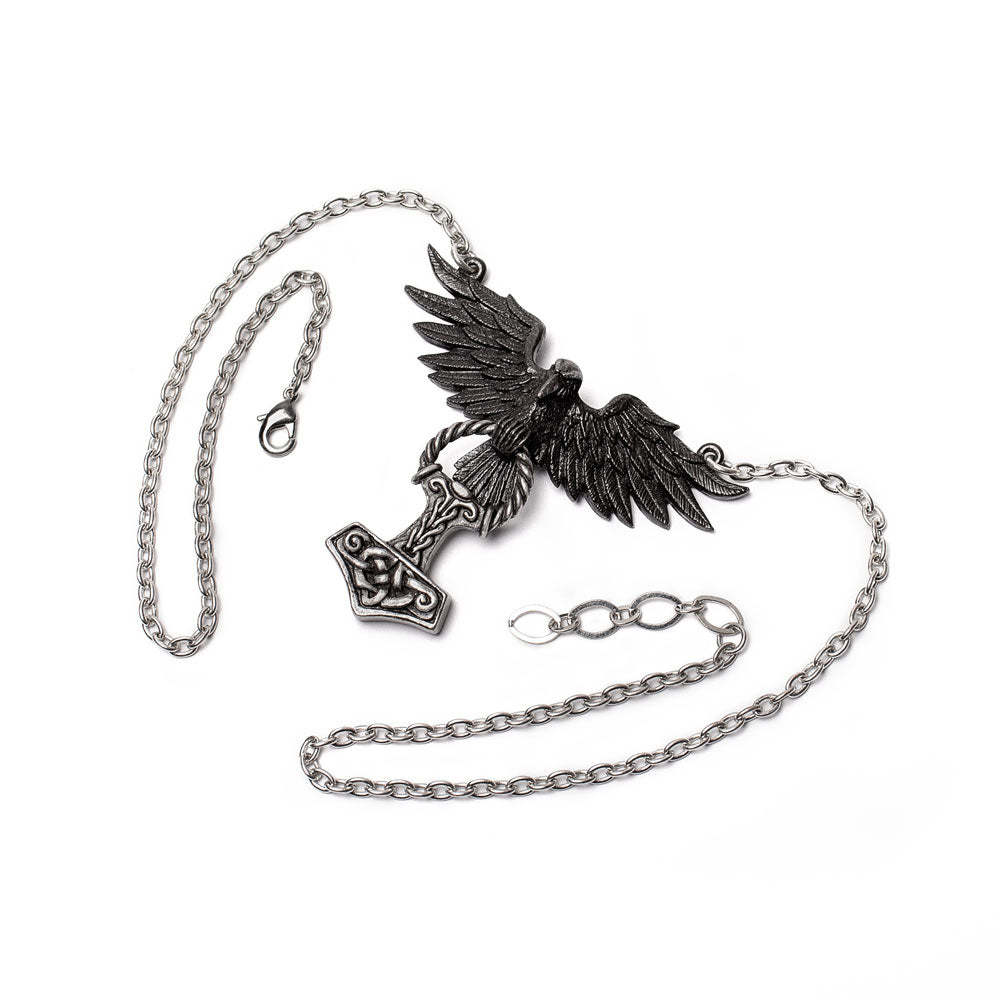 Alchemy Gothic Hrafnhamerr Pendant