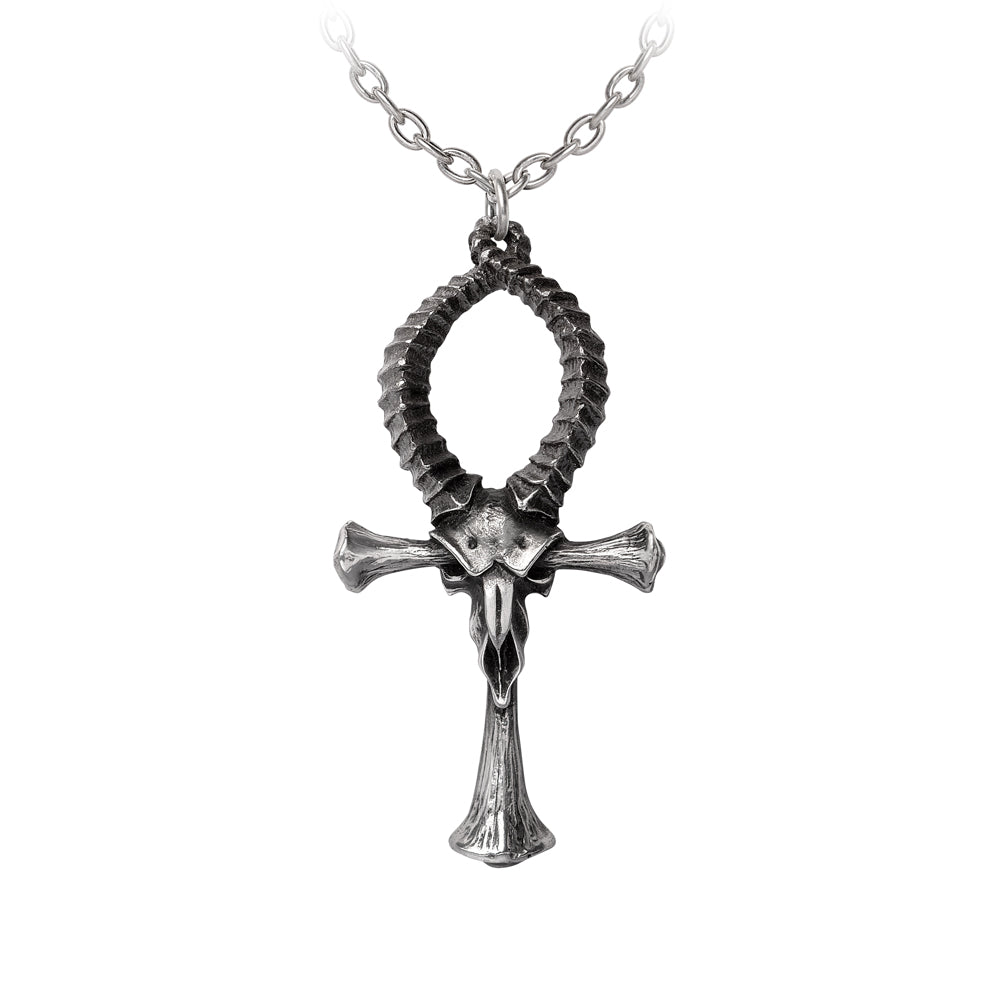 Alchemy Gothic Ankh of Ammon Pendant