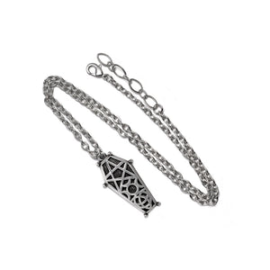 Alchemy Gothic Hex Coffin Pendant