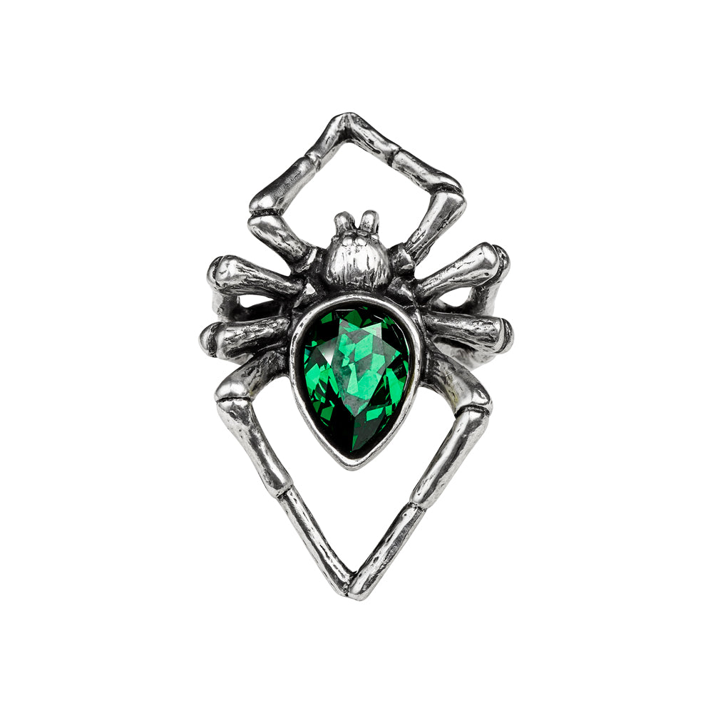Alchemy Gothic Emerald Venom Ring