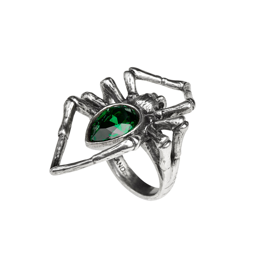Alchemy Gothic Emerald Venom Ring