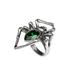 Alchemy Gothic Emerald Venom Ring
