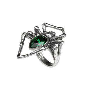 Alchemy Gothic Emerald Venom Ring