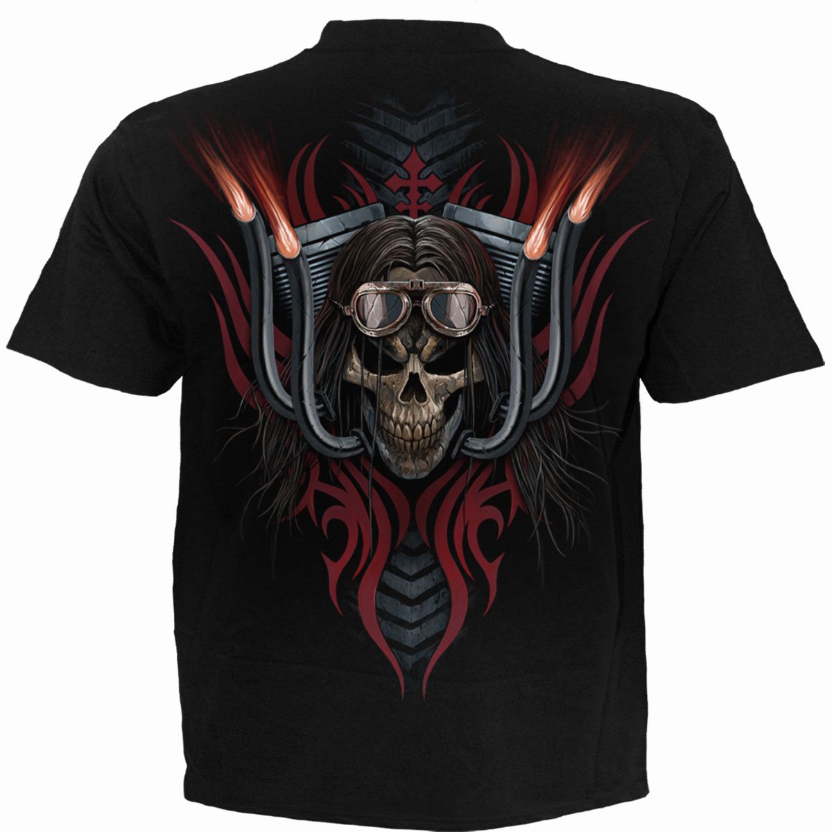 Ride Free gothic T-Shirt in Black by Spiral Clothing 