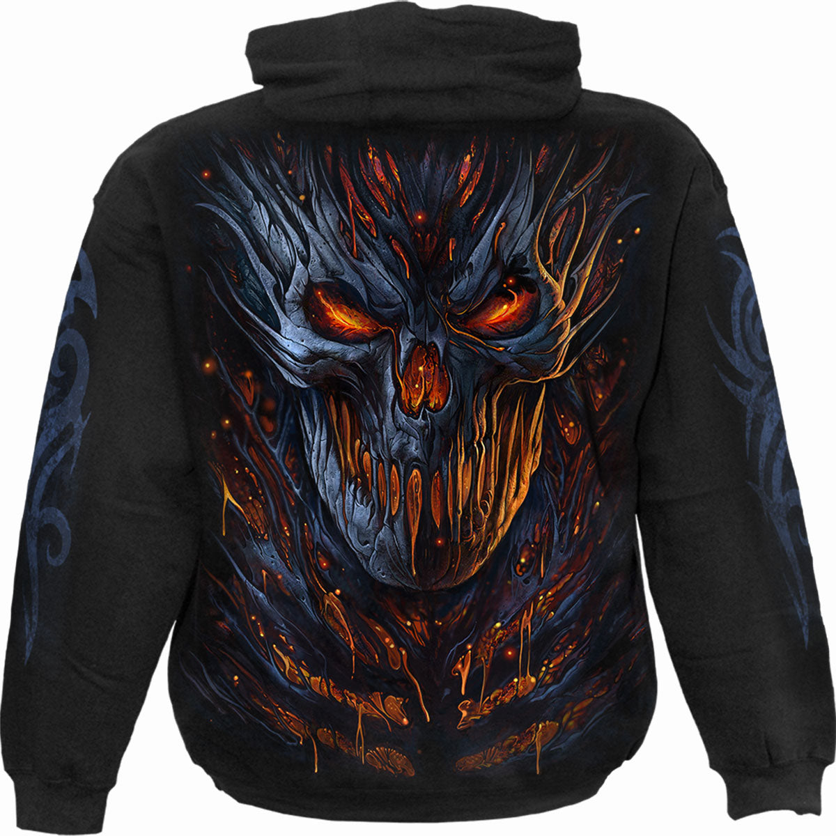 Oblivion gothic  Hoody in Black by Spiral Clothing 