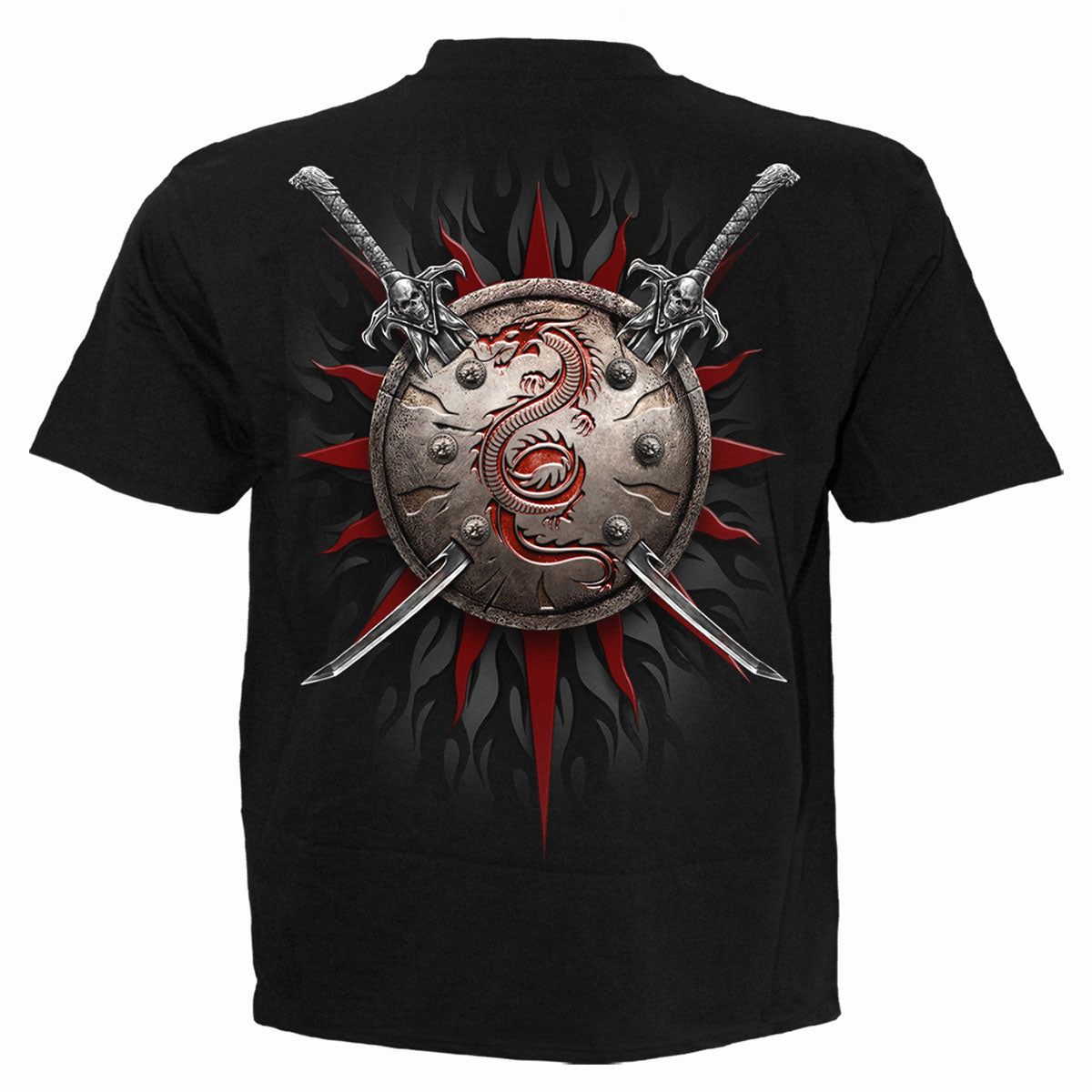 Oriental Dragon gothic  6 in Black by Spiral Clothing 