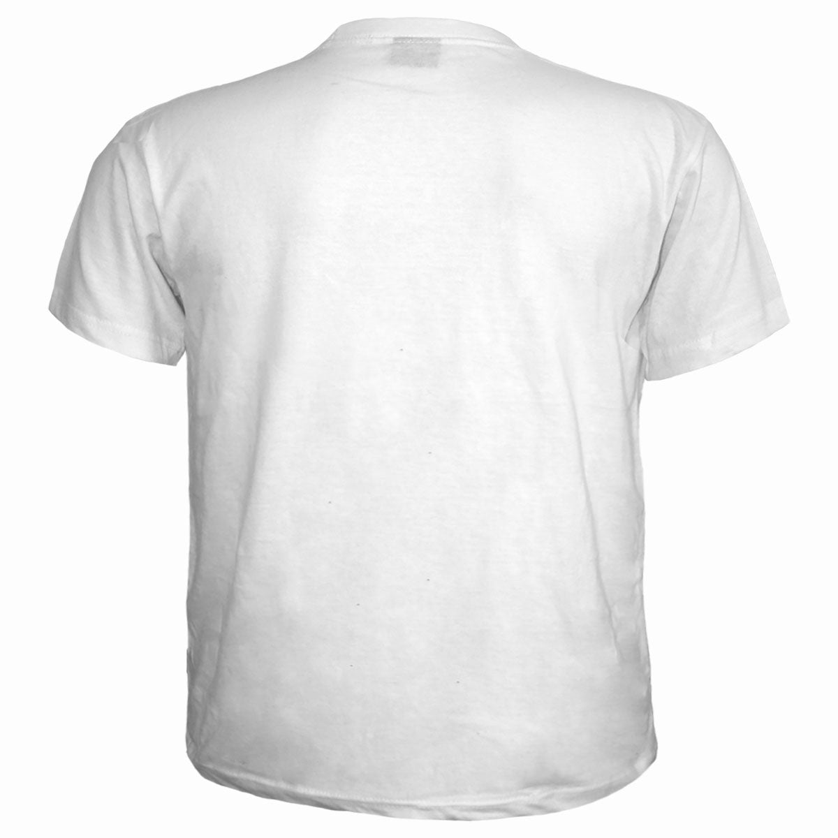 Back view of Beast Within gothic  T-Shirt in White by Spiral Clothing