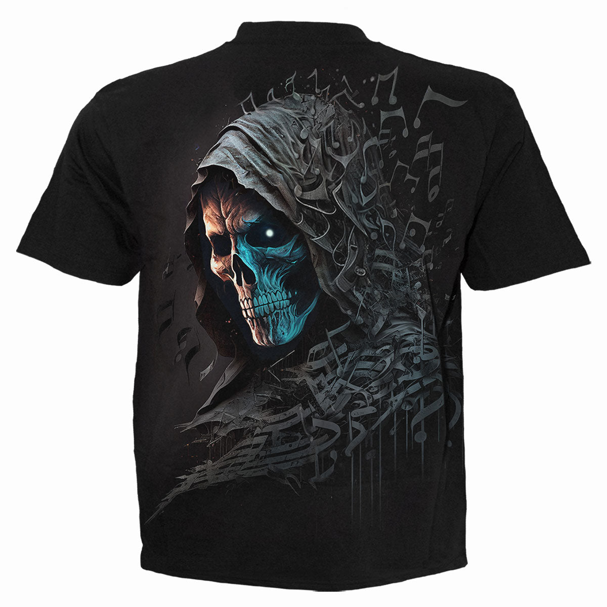 Midnight Blues gothic  T-Shirt in Black by Spiral Clothing 