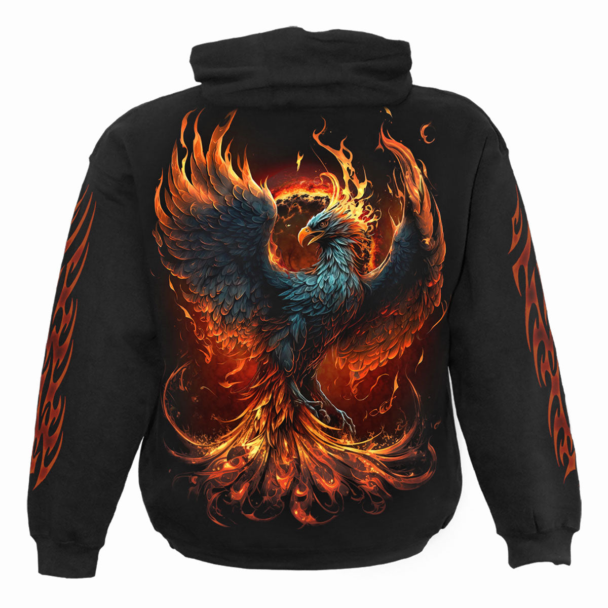 Ashes Reborn gothic  Hoody in Black by Spiral Clothing 