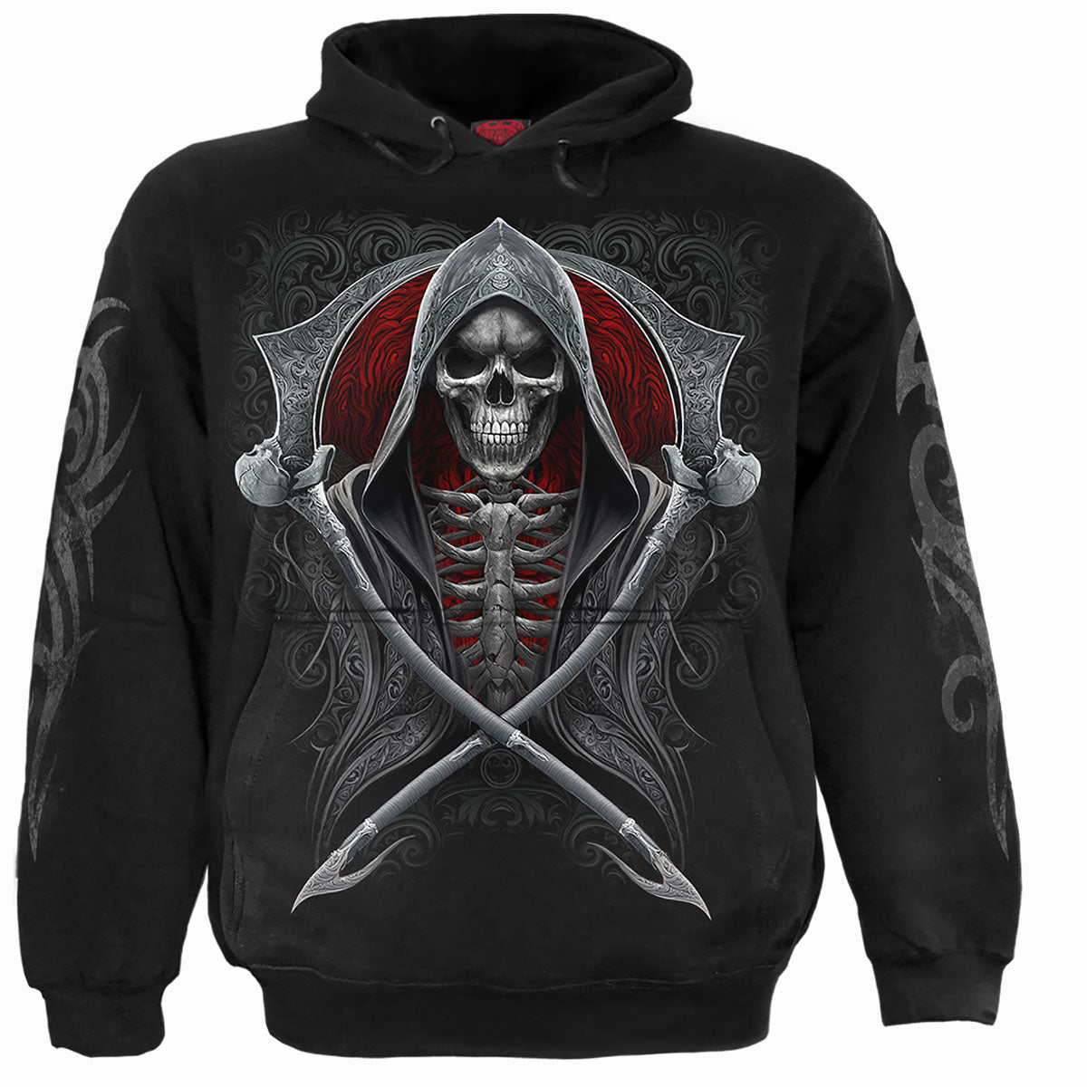 Reaper's Portal gothic Hoody in Black by Spiral Clothing 