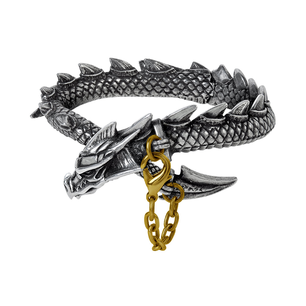 Alchemy Gothic Dragon's Lure Bangle Bracelet