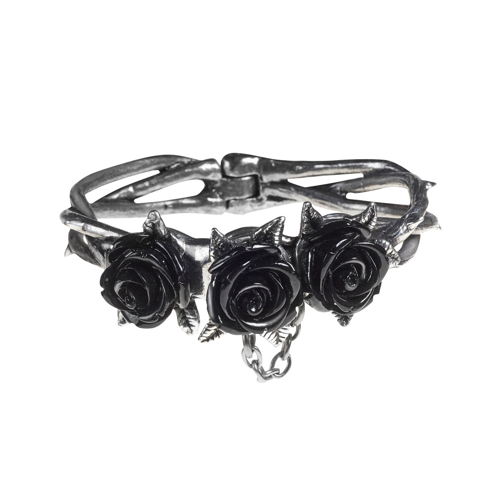 Electomania Black Lacy Hand Harness with Finger Ring Bracelet for Wome   Electo Mania