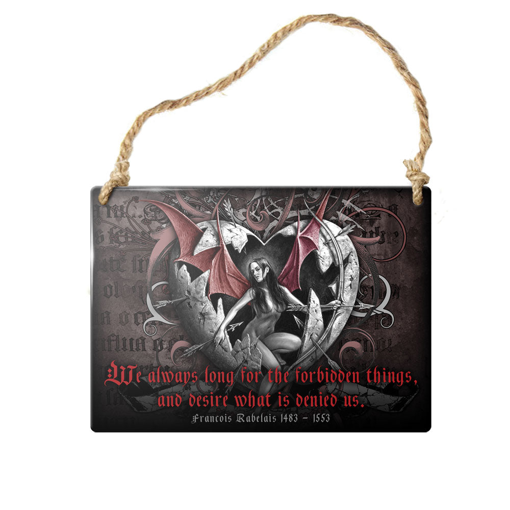 Alchemy Gothic ...Forbidden Things... Metal Sign