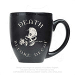 Alchemy Gothic Death Before Decaf Ceramic Mug from Gothic Spirit