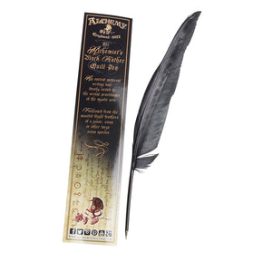 Alchemy Gothic The Alchemist's Black Feather Quill Pen Quill Pen