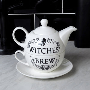 Alchemy Gothic Witches Brew Tea Set