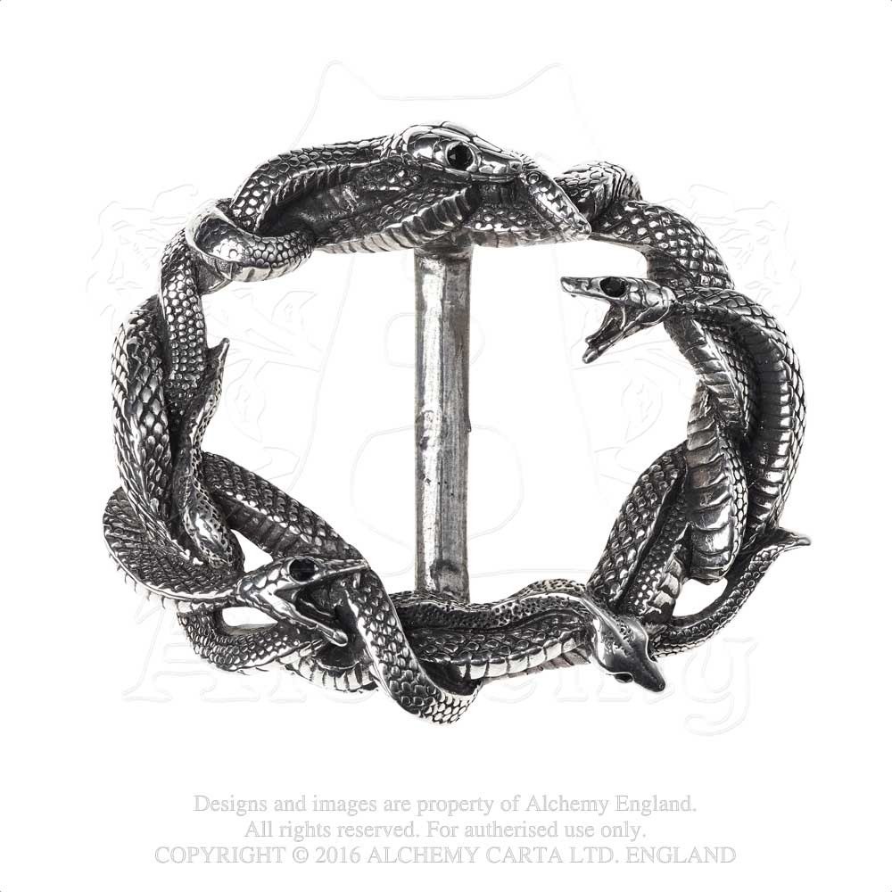 Alchemy Gothic Viper's Nest Belt Buckle from Gothic Spirit